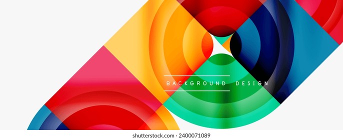 Recorrer el fondo abstracto del círculo. Fondo de escritorio, banner, fondo, página de inicio, arte mural, invitación, impresión, afiche
