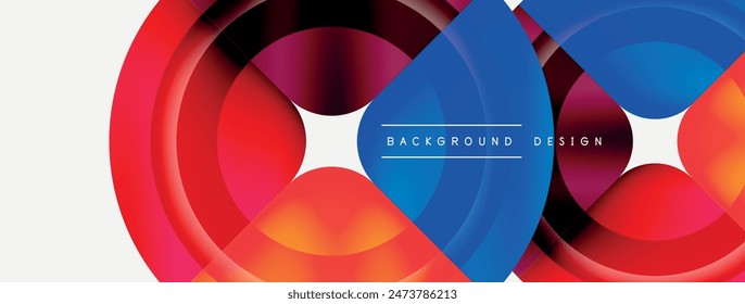 Fondo abstracto de círculo. Fondo de pantalla, Anuncio, fondo, página de destino, arte de la pared, invitación, impresión, póster