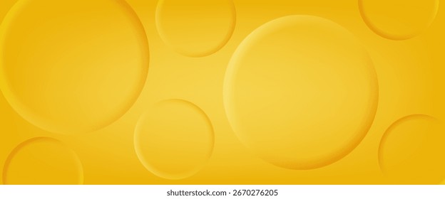 circle abstract background. yellow circle design.
