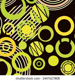 Circle abstract backgrounds. Colorful circles modern abstract composition. Geometric background.