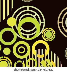 Circle abstract backgrounds. Colorful circles modern abstract composition. Geometric background.