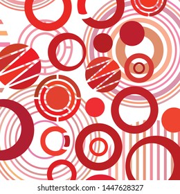 Circle abstract backgrounds. Colorful circles modern abstract composition. Geometric background.