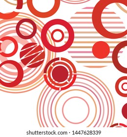 Circle abstract backgrounds. Colorful circles modern abstract composition. Geometric background.