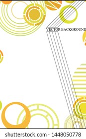 Circle abstract backgrounds. Colorful circles modern abstract composition. Geometric background.