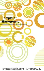 Circle abstract backgrounds. Colorful circles modern abstract composition. Geometric background.