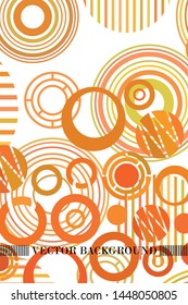 Circle abstract backgrounds. Colorful circles modern abstract composition. Geometric background.