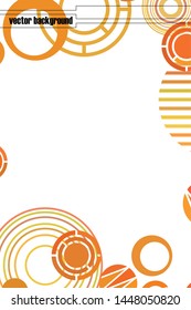Circle abstract backgrounds. Colorful circles modern abstract composition. Geometric background.