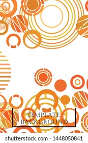 Circle abstract backgrounds. Colorful circles modern abstract composition. Geometric background.
