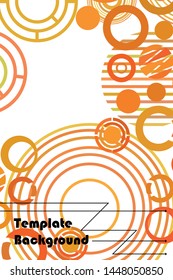 Circle abstract backgrounds. Colorful circles modern abstract composition. Geometric background.
