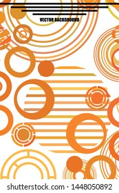 Circle abstract backgrounds. Colorful circles modern abstract composition. Geometric background.