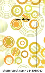 Circle abstract backgrounds. Colorful circles modern abstract composition. Geometric background.