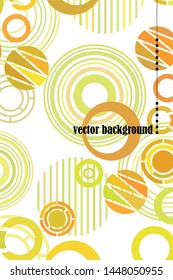 Circle abstract backgrounds. Colorful circles modern abstract composition. Geometric background.