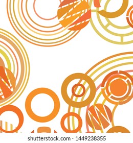 Circle abstract backgrounds. Colorful circles modern abstract composition. Geometric background.