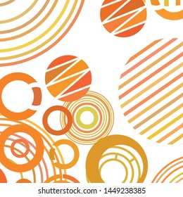 Circle abstract backgrounds. Colorful circles modern abstract composition. Geometric background.