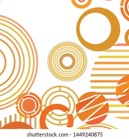 Circle abstract backgrounds. Colorful circles modern abstract composition. Geometric background.