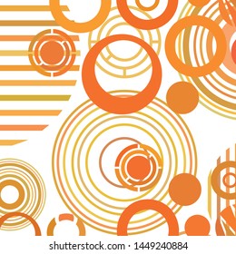 Circle abstract backgrounds. Colorful circles modern abstract composition. Geometric background.