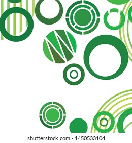 Circle abstract backgrounds. Colorful circles modern abstract composition. Geometric background.