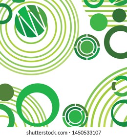 Circle abstract backgrounds. Colorful circles modern abstract composition. Geometric background.