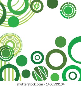 Circle abstract backgrounds. Colorful circles modern abstract composition. Geometric background.