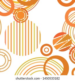 Circle abstract backgrounds. Colorful circles modern abstract composition. Geometric background.