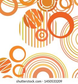 Circle abstract backgrounds. Colorful circles modern abstract composition. Geometric background.