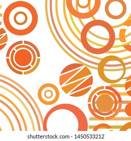 Circle abstract backgrounds. Colorful circles modern abstract composition. Geometric background.