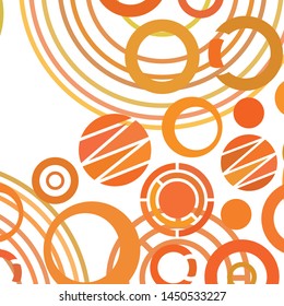 Circle abstract backgrounds. Colorful circles modern abstract composition. Geometric background.