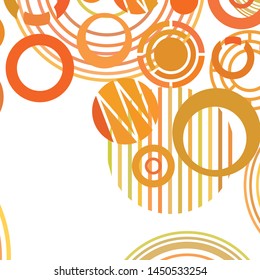 Circle abstract backgrounds. Colorful circles modern abstract composition. Geometric background.