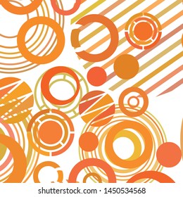 Circle abstract backgrounds. Colorful circles modern abstract composition. Geometric background.