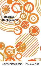 Circle abstract backgrounds. Colorful circles modern abstract composition. Geometric background.