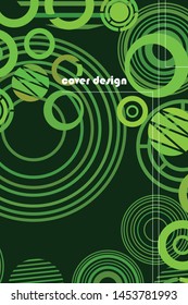 Circle abstract backgrounds. Colorful circles modern abstract composition. Geometric background.