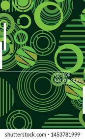 Circle abstract backgrounds. Colorful circles modern abstract composition. Geometric background.