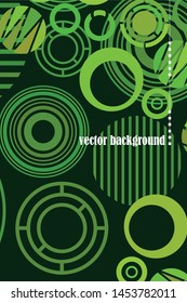 Circle abstract backgrounds. Colorful circles modern abstract composition. Geometric background.