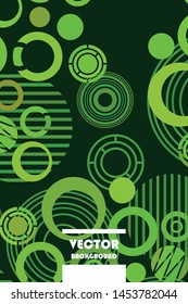 Circle abstract backgrounds. Colorful circles modern abstract composition. Geometric background.