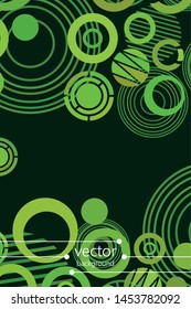 Circle abstract backgrounds. Colorful circles modern abstract composition. Geometric background.