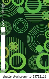 Circle abstract backgrounds. Colorful circles modern abstract composition. Geometric background.