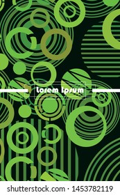 Circle abstract backgrounds. Colorful circles modern abstract composition. Geometric background.