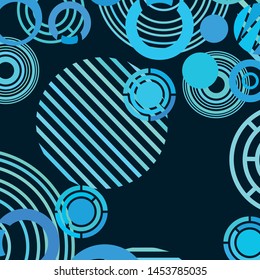 Circle abstract backgrounds. Colorful circles modern abstract composition. Geometric background.