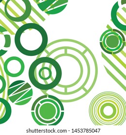Circle abstract backgrounds. Colorful circles modern abstract composition. Geometric background.