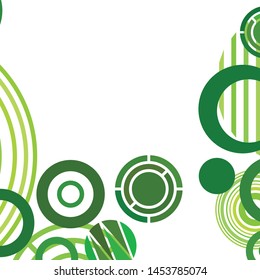 Circle abstract backgrounds. Colorful circles modern abstract composition. Geometric background.