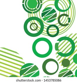 Circle abstract backgrounds. Colorful circles modern abstract composition. Geometric background.
