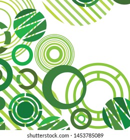 Circle abstract backgrounds. Colorful circles modern abstract composition. Geometric background.