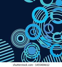 Circle abstract backgrounds. Colorful circles modern abstract composition. Geometric background.