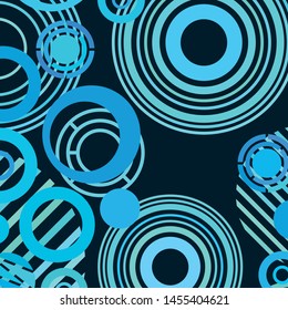 Circle abstract backgrounds. Colorful circles modern abstract composition. Geometric background.