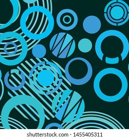Circle abstract backgrounds. Colorful circles modern abstract composition. Geometric background.