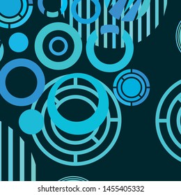 Circle abstract backgrounds. Colorful circles modern abstract composition. Geometric background.