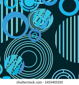 Circle abstract backgrounds. Colorful circles modern abstract composition. Geometric background.
