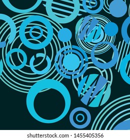 Circle abstract backgrounds. Colorful circles modern abstract composition. Geometric background.