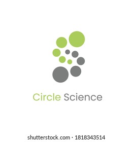 Circle abstract branding logo vector. this geometric logo suitable for branding technology, media company
