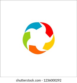 circle abstract colorful